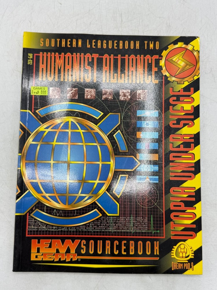 Heavy Gear: Humanist Alliance Southern Leaguebook Two 1998 Dream Pod 9 RPG