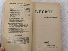 I, Robot by Isaac Asimov • Signet Books 1956 Paperback 1st Edition Rare Good