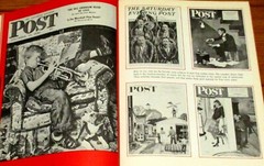 The Saturday Evening Post Treasury 1954 H/C 544 Pages NICE!!!!!!