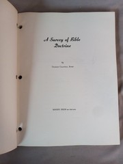 Charles C. Ryrie, A Survey Of Bible Doctrine Study Edition