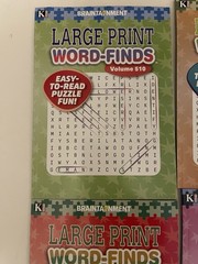 Lot Of 6 Kappa Large Print Word Search Word-Finds Books NEW Free Shipping