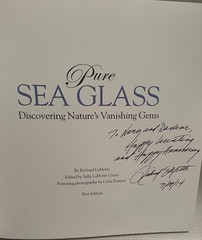 Richard LaMotte Pure Seaglass SIGNED First Edition Hardcover Dustjacket 2004