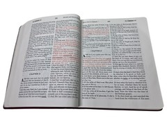 God’s Holy Bible KJV Special Margin Edition LARGE PRINT 1999 Burgundy Red Letter
