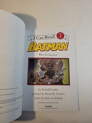 I Can Read Level 2 Ser.: Batman – Who Is Clayface? by Donald Lemke (2013, Trade