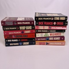 Lot of 13 Dick Francis Paperback Mysteries, VG Condition SEE PICTURES