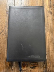 2023 Black Sim Leather Large Print LDS Triple Indexed 9-1/2” X 6-1/4” Clean!