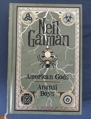 Neil Gaiman – American Gods/Anansi Boys – B&N HC 2011 Silver Gilt Pages