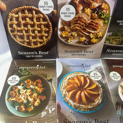 Pampered Chef Season’s Best Recipe Book Bundle of 12 Cookbooks Kitchen Cooking