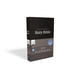 NASB, Church Bible (Pew Bible), Hardcover, Black, 1995 Text, Comfort Print