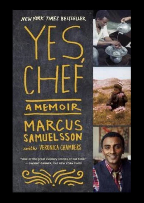 Yes Chef A Memoir Book by Marcus Samuelsson Jazz ETHIOPIA cuisine FOOD PB VG+ E*