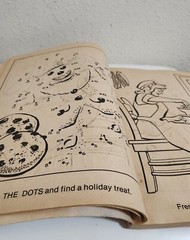 A Colonial Christmas Coloring Book Smoke Free Home 7-10 used pages 83-85 good