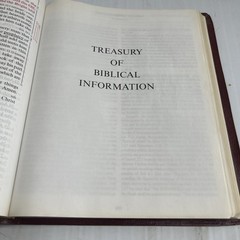 2001 Word Of God KJV Leather Special Margin Edition Bible Large Print Red Letter