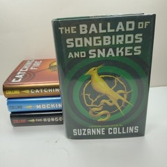 The Hunger Games 1-4 series set by Suzanne Collina Hardcover Ex Library Lot