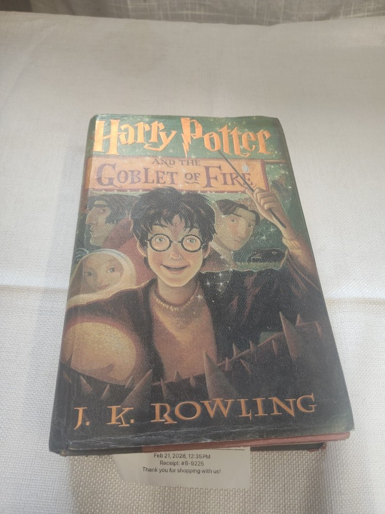 Harry Potter and the Goblet of Fire by J. K. Rowling (2000, Hardcover) Error 291