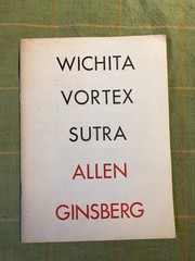 WICHITA VORTEX SUTRA ALLEN GINSBERG, Very Good Vintage Condition