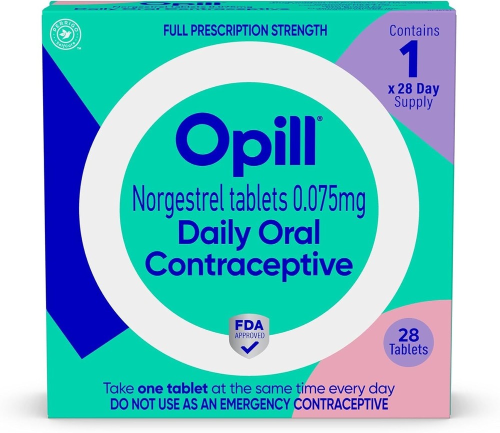 New Daily Birth Control Pills Progestin-Only 28 Count Fast Shipping