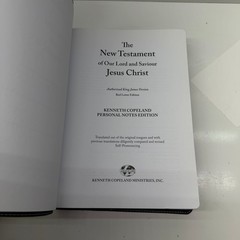 New Testament Kenneth Copeland KJV Personal Notes Edition 2013 Bible
