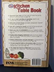 FC&A Medical Publishing Kitchen Table Book 1 & 2 Hardcover Lot 2 Home Remedies