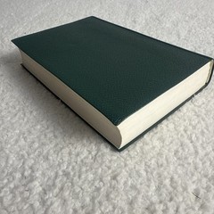 Russian Bible Small. Green Faux Leather Bound. Text Entirely In Russian 6x4x1”
