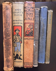 6 ANTQ. BOOKS, ANDY GRANT’S PLUCK, MOVING BOYS, Lady o Lake,Macbeth see pics
