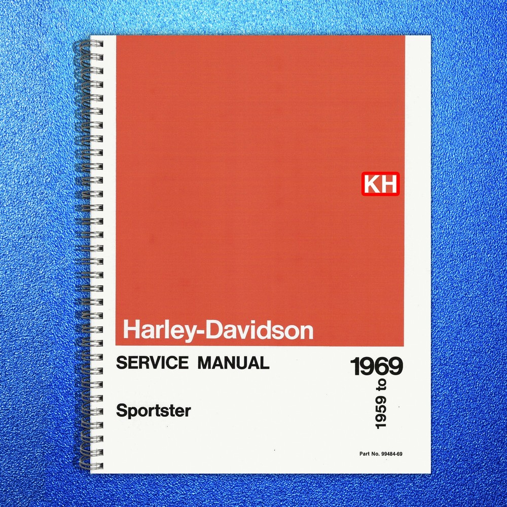 HARLEY-DAVIDSON Sportster K KH Service Manual 1959 To 1969 – WIRE BOUND – COVERS