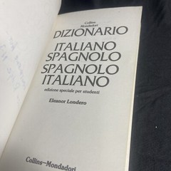 Collins Mondadori Italian Dictionary Paperback Water Resistant Cover Travel