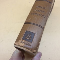 The King James Version Study Bible Red Letter 2011 Barbour Embossed Design KJV