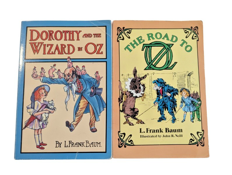 1984 Dover Wizard of Oz Paperback Books 3 & 4 John R Neill