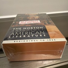 The Norton Anthology of American Literature, 8th Ed Vol. A & B -Paperback SEALED