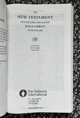 New Testament, Psalms, Gideons Bible, Thinking Of You, 2016, Brand New, PB