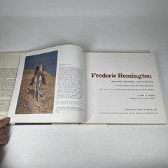 Frederic Remington Paintings Drawings Sculpture Hassrick Peter 1st EDITION