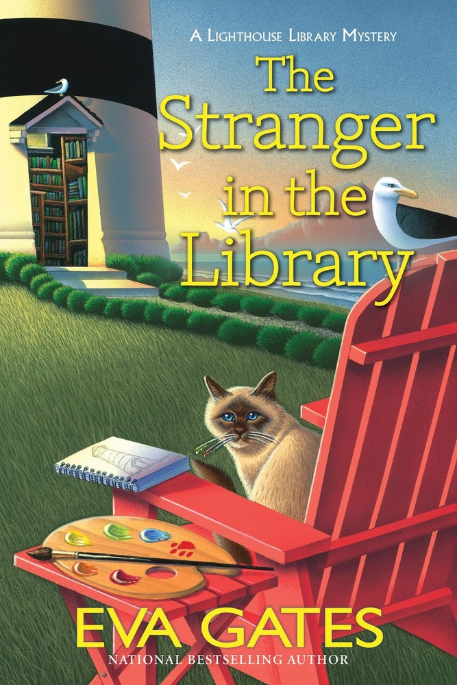 The Stranger in the Library (A Lighthouse Library Mystery), Gates, Eva, Excellen