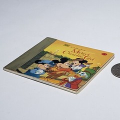 Golden Books Mini 2.75″ Mickey’s Christmas Carol Lifesavers Presents 1983