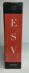 ESV Large Print Brown/Cordovan TruTone Portfolio Design STUDY BIBLE NEW IN BOX