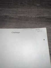 Chautauqua By Theodore Morrison Paperback Second Impression 1977 / Bx9
