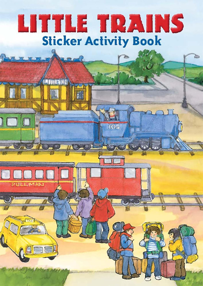 Train Sticker Activity Book For Toddlers Reusable Railroad Stickers Train Lovers