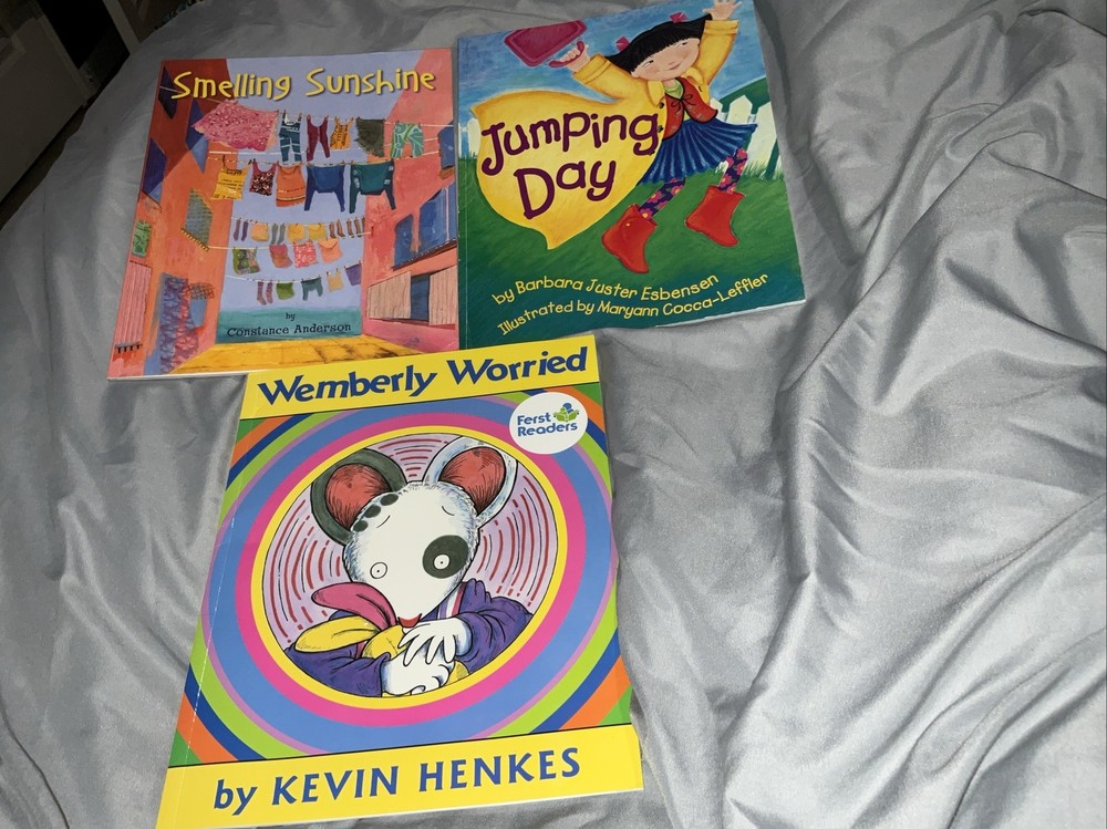 Jumping Day 2000, Smelling Sunshine 2003, Wemberly Worried 2000