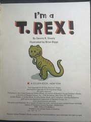 Vintage A Little Golden Book I’m A T. Rex! 2010 #2021