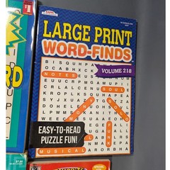 Kappa Word Search Puzzle Books Lot 4 Large Print Jumbo Word-Finds Colossal