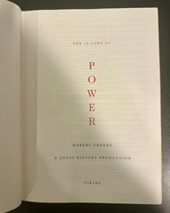 The 48 Laws of Power by Robert Greene (1998, Hardcover) * 1st Ed/1st Print*