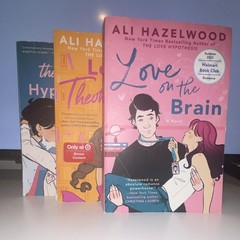 Ali Hazelwood Paperback Lot (3): Love Hypothesis, Love Theoretically, Brain