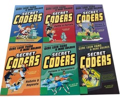 Secret Coders The Complete Boxed Set Of 6 Grade 1-6 Graphic Novel Books PB