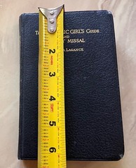 The Catholic Girl’s Guide and Sunday Missal Hardcover Lasance 1955 HC