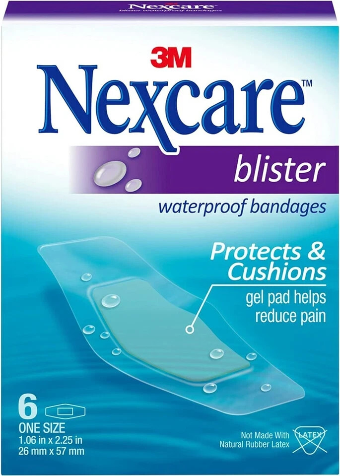 Nexcare Waterproof Heel Protection, Advanced Water-Resistant Pack of 4