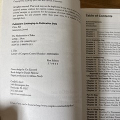 The Mathematics of Poker, Jerrod Ankenman,Bill Chen, New Book