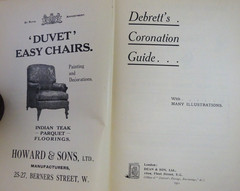 **HC BOOK 1911 DEBRETT’S CORONATION GUIDE KING GEORGE V & MARY ILLUSTRATED w ADS