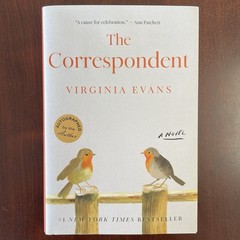 SIGNED Virginia Evans “The Correspondent” Hardcover 2025 Novel Book