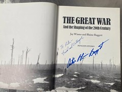 Signed Book The Great War PBS WWI Series Military Jay Winter Bliane Baggett HCDJ