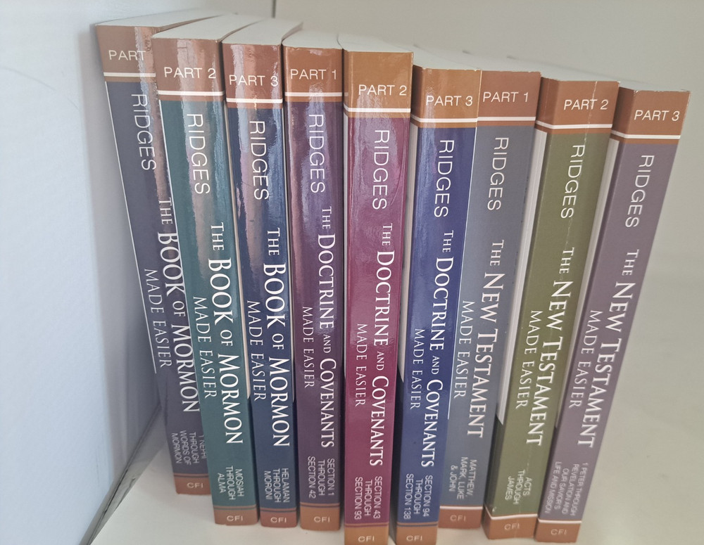David Ridges Made Easier 9 Book Set LDS Scripture Study New Testament BoM D&C
