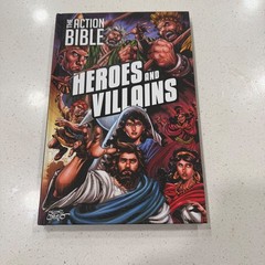 The Action Bible Heroes and Villains Sergio Cariello Hardcover David C Cook